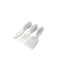 Kaasmessenset 3-delig zilver Fromage