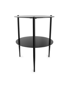 Bijzettafel 40xH50cm zwart Patio