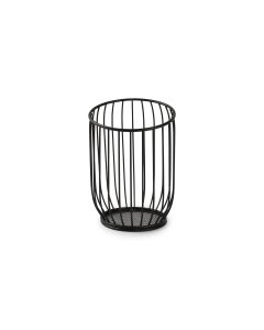 Wire basket 12xH16cm black Loft