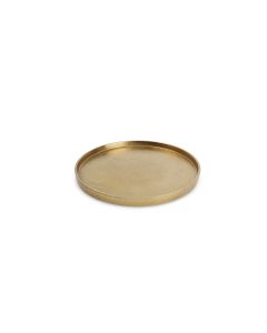 Decorative dish 25xH1,5cm gold Palace