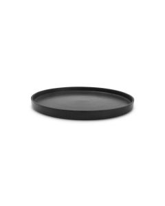 Decorative dish 25xH1,5cm black Palace