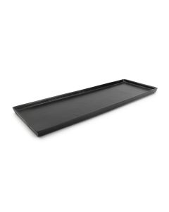 Decorative dish 48,5x16cm black Charm