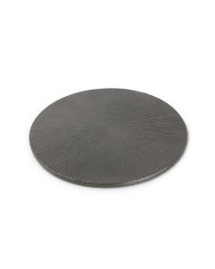 Trivet 20cm ribbed black Charm