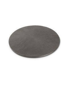 Trivet 26cm ribbed black Charm