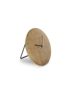 Table clock 20cm gold Zone