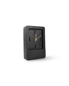 Horloge de table 14xH22cm noir edge Zone