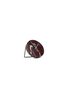 Tischuhr 15,5cm red marble Zone