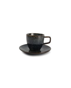 Cup 20cl and saucer 14,5cm sapphire Mielo