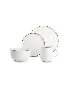 Dinner set 16 pieces white Studio Base