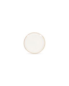 Assiette plate 21cm coupe blanc Artisan