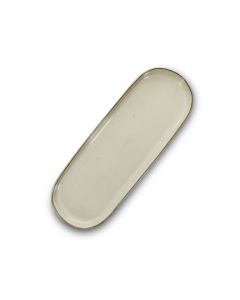 Serveerschaal 38,5x14xH2,5cm ivoor Meridian