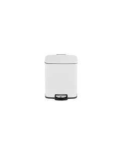 Pedal bin 20L/33,5x32xH42cm white Dust