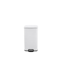 Pedal bin 30L/34x32x61cm white Dust