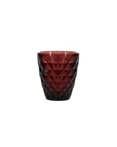 Glas 22cl burgundy Prisma - 4er-Set