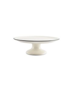 Cake stand 31xH10,5cm white Nero