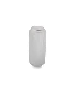 Vase 12xH29cm matte white Ribble