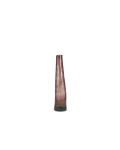 Vase 9xH40cm burgundy Twig