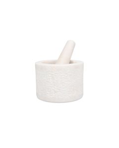 Mortier et pilon 16xH6cm white Marbliss