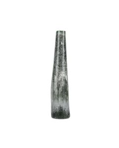 Kerze 9xH40cm dunkelgrün Twig