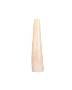 Candle 9xH40cm beige Twig