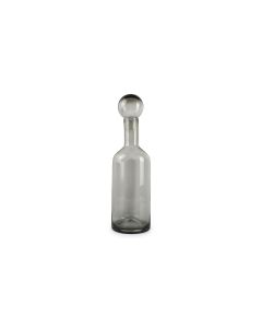 Vase mit stopfen 15,5xH55cm grau Fera