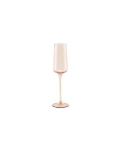 Champagne glass 24cl amber Ray - set/4