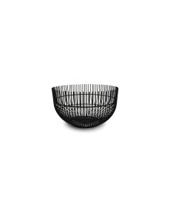 Wire basket 21xH12cm black Iris