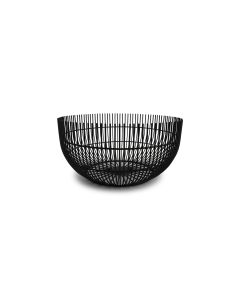 Wire basket 25xH12cm black Iris