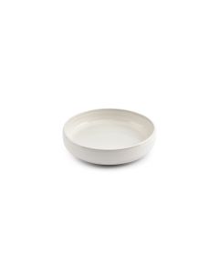 Deep plate 22,5xH5cm pearl Curvy