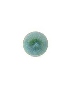 Assiette plate 23,5xH3,5cm turquoise Eclipse