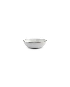 Bowl 13xH4cm white Fina