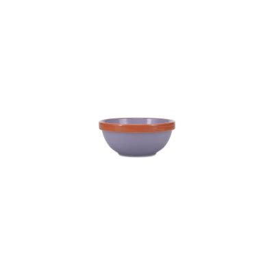 Schüssel 15,5xH6,5cm lila/orange Duo