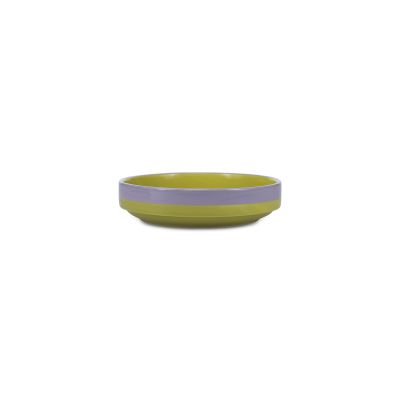 Schüssel 21x5cm grün/lila Duo