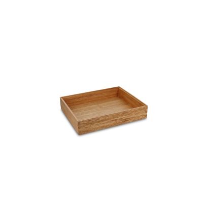 Serving tray 32,5x26,5xH6,5cm bamboo Arbor