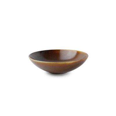 Assiette creuse 20,5xH6cm brown Escura