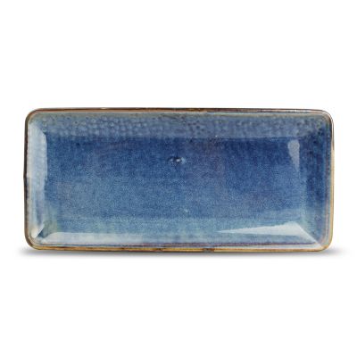 Plat &agrave; servir 14x30,5cm blue Nova