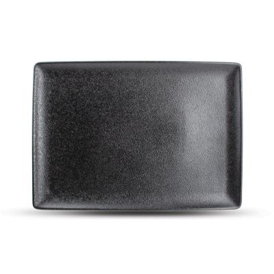 Plat bord 28x20cm black Dusk