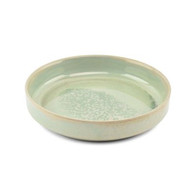 Diep bord 22xH4,5cm turquoise Structo