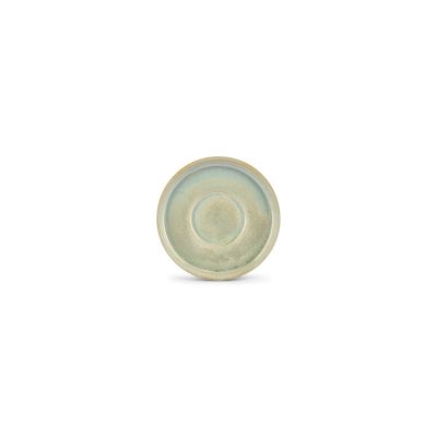 Schotel 14xH1,5cm voor kop 20cl en beker 35cl turquoise Structo