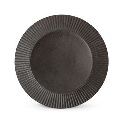 Plate 30,5cm black Aurora