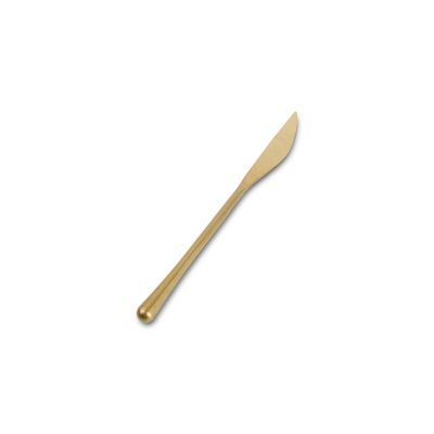 Dessert knife matte gold Revive - Set of 6