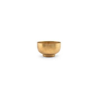 Bol 13xH7,5cm double paroi vintage or Host