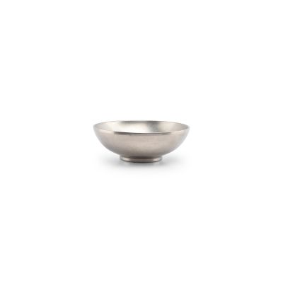 Bol 18xH6cm double paroi vintage argent Host
