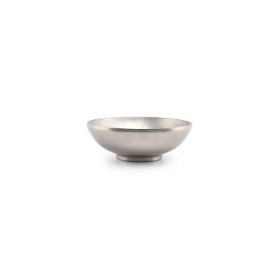 Bol 20xH7cm double paroi vintage argent Host