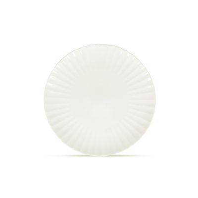Teller flach 21cm white Bloom