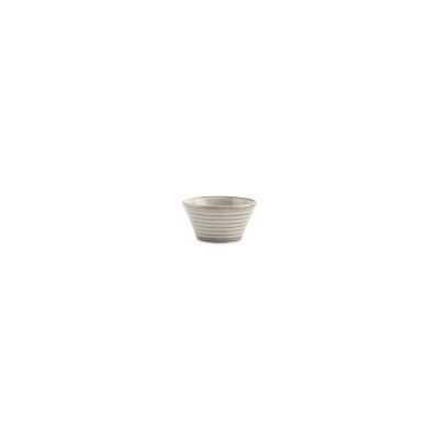 Schüssel 8xH4cm konisch grey Line