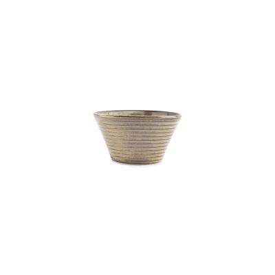 Schüssel 15xH8cm konisch grey Line