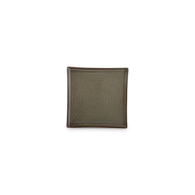 Teller flach 20,5x20,5cm grey Line