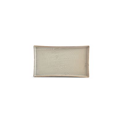 Teller flach 30x17cm grey Line
