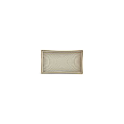 Teller flach 22x12cm green Line